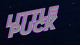 HARD ASS FUCKING Nasty Slut Little Puckiss Takes Monster Cock Deep!