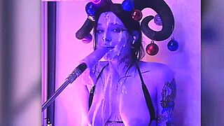 Cum-Filled Devil Craves Deepthroat Monster Cock