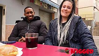 MATURE CHLOE EATS First BLACK COCK Outdoor Fantasy Cum!