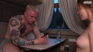 Blonde Picked Up On Train Fucked Doggystyle