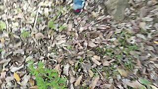 dirty old man rips clothes fucks busty stepdaughter deep in jungle