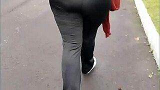 Why walk with stepmom sans panties when her big natural tits tease so much?