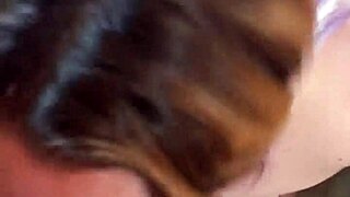 Girlfriend Slut Sucks Friend's Cock to Explosive Facial!