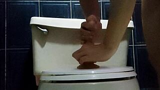 Wanna see my fat ass shake on this dildo pre-shower?