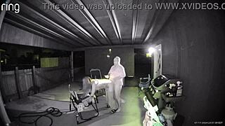 public wife bends over for big cock creampie