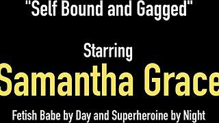 I'm Samantha Grace loving every BDSM tying moment in lingerie