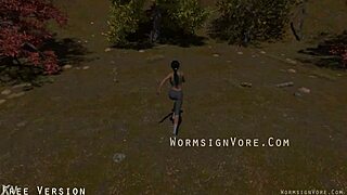 Werewolf Monster Cock Swallows Barefoot Cocktail Waitress Feet