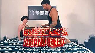 Amateur white girl bred deep by huge black cock creampie doggystyle