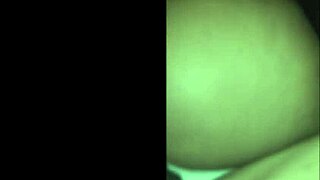 big booty dark skin babe bounces on dick cums inside after date