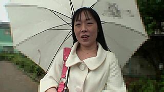 Hot Asian Brunette Fumiko Manaka Fucks Guy's Big Cock Hard