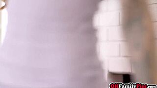 two milf stepmoms double blowjob lucky stepson pov monster cocks