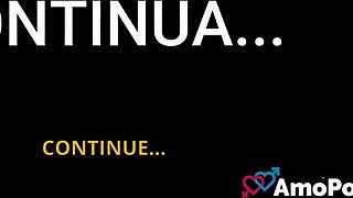 skinny teen latina neighbor begs for big cock blowjob and doggystyle