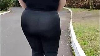 Why walk with stepmom sans panties when her big natural tits tease so much?