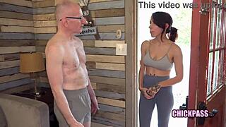 petite milf scarlett foxx rides stranger cock cowgirl doggystyle