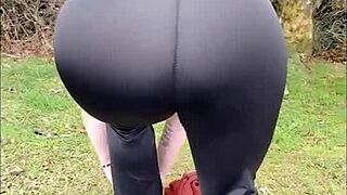 Why walk with stepmom sans panties when her big natural tits tease so much?