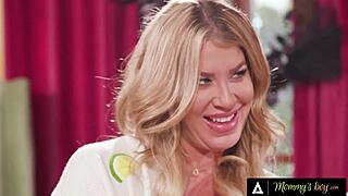 Mommys Boy Reverse Gangbanged By Big Tit Milfs