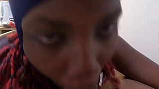 yo this ski mask ebony slut deepthroats cum sloppy!! 🔥💦