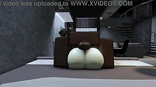 Blacked Horny Ebony Slut Big Cock Pussy Ride Cum