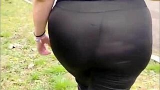 Why walk with stepmom sans panties when her big natural tits tease so much?