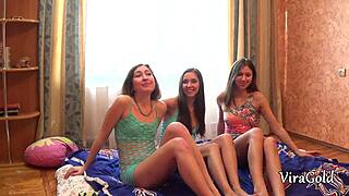 Stepsis College Girlfriends Orgy!