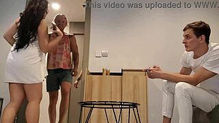 Cuckold Hubby Watches Asian Wife's Rough DP Threesome