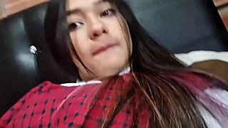 babysitter's tight ass creampie couldn't hold back!