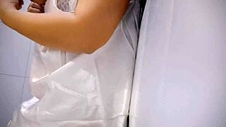 Chubby latina housewife plays with huge natural tits 😍 gets her wet pussy dripping solo