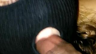 Big Black Cock Blasts Monster Cumshot Load