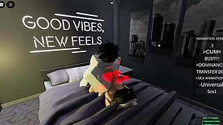 Roblox puppygirl gets bred deep by master!