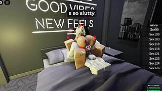 Roblox puppygirl gets bred deep by master!