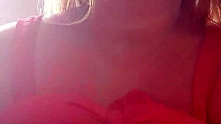 Blonde mature milf huge tits big pussy lips solo tease