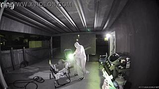 public wife bends over for big cock creampie