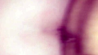 blonde teen's tight pussy pounded roughly bent over doggystyle