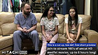 Freshman Angel Santana Hits Mandatory Hitachi Orgasm in Tampa