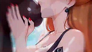 asuka's eyes widen as that huge black monster cock stretches her hentai pussy interracial ai bliss!!