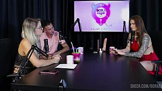 tati weg's sheer red bora cast comp with bruna carlos