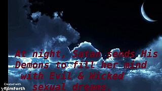 corrupting my wife at the brothel gloryhole 😈👹 monster fun