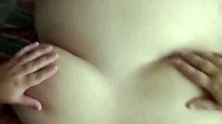 milf bathtub pussy play i suck stepson cock deep n ride him cum on boobs