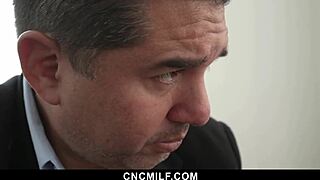Fly StepMom Milf Fucks to Save Oliver's Job CNC