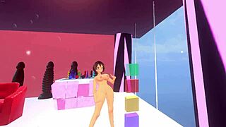 big tits vr solo dildo vibrator bead masturbation 😘