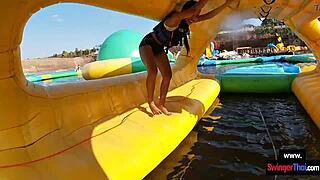 craving my thai teen's wet ass bounce after waterpark tease turns horny pov fuck