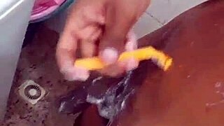 Skinny Brazilian Watches Porn And Jerks Monster Cock In Bathroom!