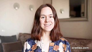 anca's pussy throbs from intense solo dildo play?