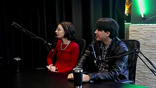 lingerie tease then mama sits and grinds on sheer red yastrixx