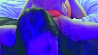 Fishnet Asian Slut's Pronebone To Sloppy Blowjob Fuck Fest