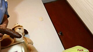 Tight young latina ass humiliated huge dildos outdoor