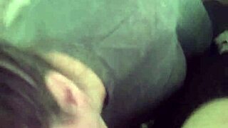 Slutty girlfriend deepthroats cock sloppy before work shift?