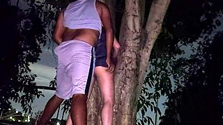 ALMOST CAUGHT FUCKING THIS BIG ASS BRUNETTE OUTDOOR!