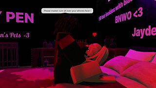 nasty bitch wanders hood thugs show her rough street bbc