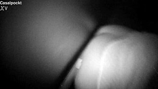 Girlfriend offers pussy glory hole stranger fucks cabin hard